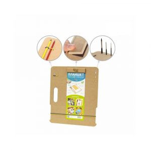 Rosa Studio MDF-Maltafel mit Magnet-Papierhalter, Zeichenbrett,Zeichentafel 33х36 cm