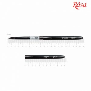 Reisepinsel Rosa Stream,N5, rund, Synthetikhaar