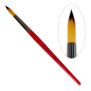 Mypaperworld Aquarell Künstler Synthetikhaar Pinsel, Serie Aqua, rund