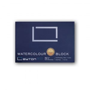 Leyton Aquarellblock, 300 g100 % Baumwolle, 20 Blatt, Cold pressed