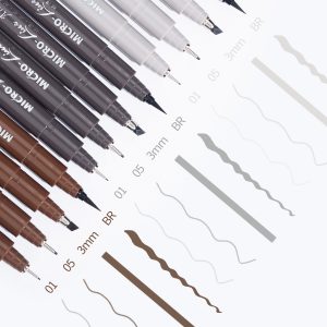 Superior Professional Fineliner, MS806D, Weiß Stiel