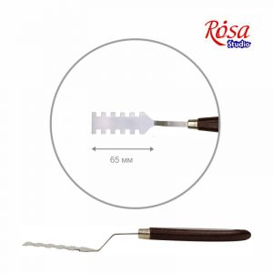 Rosa Studio Art Work Malmesser, rechteckig, N8