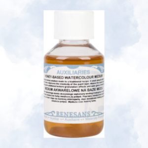 NEU, Renesans, Auf Honigbasis Aquarell Medium, Flasche 100 ml