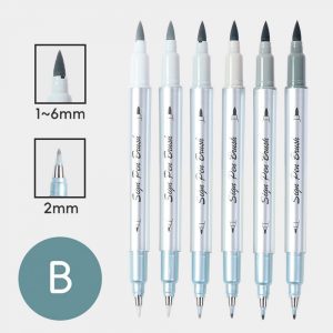 NEU, Superior, Double Fineliner 6 Stück Set B