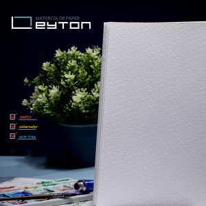 NEU, Leyton 300 g 25% Baumwolle Aquarell Papier, 19,5 X 27 cm, 20 Blätter Packung