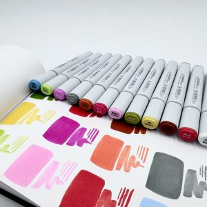 NEU, Superior Kunstlerische alhogolbasierte Marker, 12 Farben Botanica Color Set, Double side