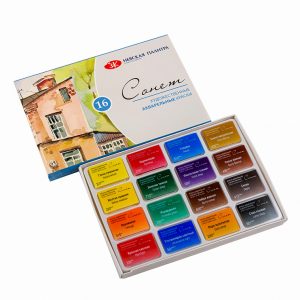 Sonnet Aquarell 16 Farben Set, Karton Packung