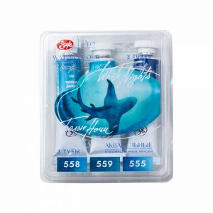 NEU!!!White Nights Granulation Aquarell 3 Farben Set