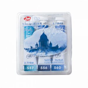 NEU!!!White Nights Granulation Aquarell 3 Farben Set