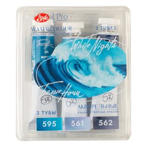 NEU!!!White Nights Granulation Aquarell 3 Farben Set