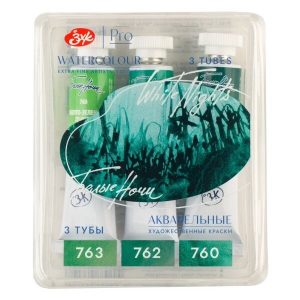 NEU!!!White Nights Granulation Aquarell 3 Farben Set